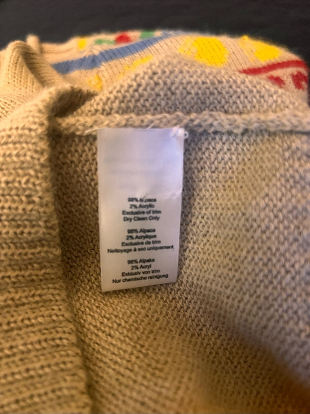 Rachel Antonoff Alpaca Intarsia Lucky 7 Cherry Sweater - Picture 5 of 9